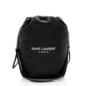 Saint Laurent Leather Teddy Bucket Bag
